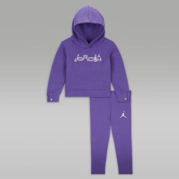 Purple jordan sweatsuit on sale